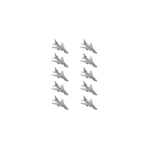 Russia Su-17 Fitter Model Kit Set 10PCS 1/2000 Scale - Image 11