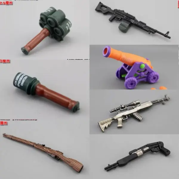 1/12 Scale WWII Mini Rifle Model for Action Figures - Image 2