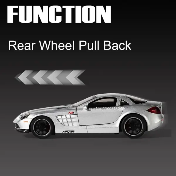 1:32 SLR 772S SLS Alloy Diecast Car Model - Image 6