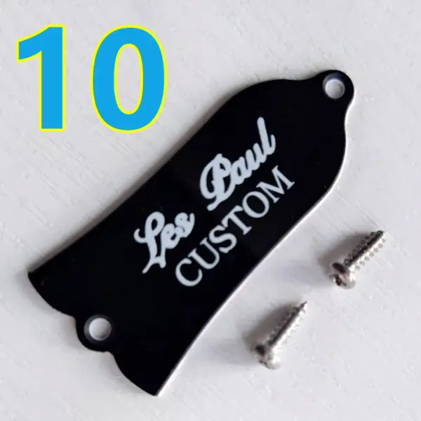 Black 2-Ply Guitar Truss Rod Cover for LP & SG - Image 22
