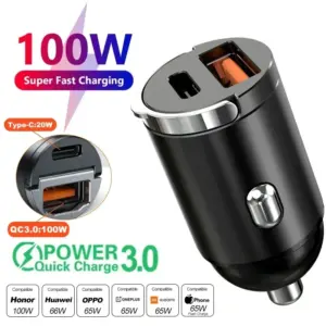 Car 200W Dual Port Fast USB Charger for Vehicles 17 S996533207d494054ae75374eda2cc901d