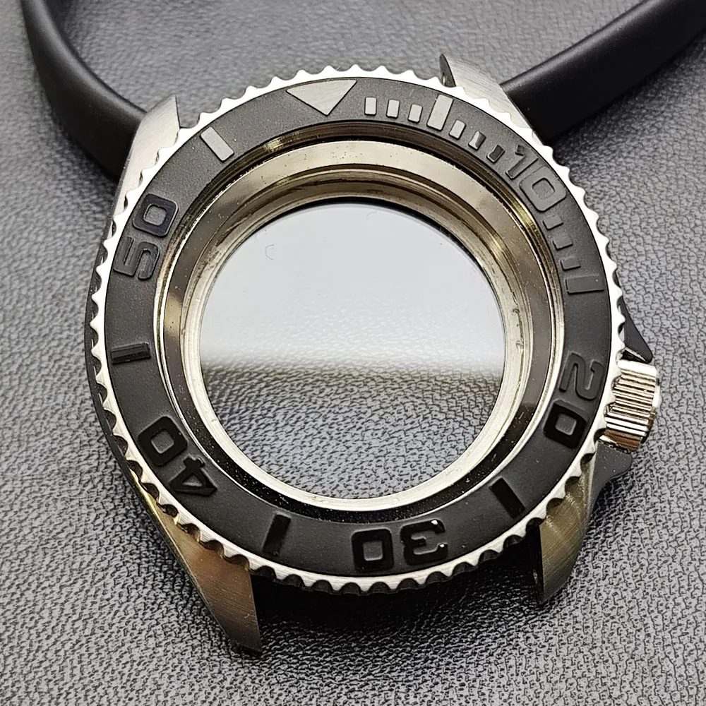 42mm Black Matte Watch Case for NH35 Movement 32 42mm Black Matte Watch Case for NH35 Movement - Image 32