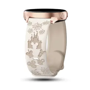 20mm Silicone Floral Engraved Watch Band for Samsung Galaxy Watch 7 37 S99e995620c4a4c90a8bdc6fd78a89560U 4