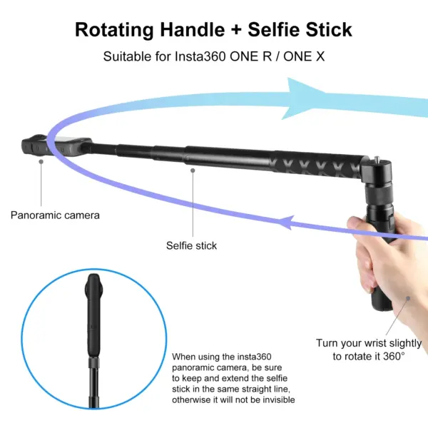 PULUZ Rotary Desktop Tripod for Action Cameras - Image 4