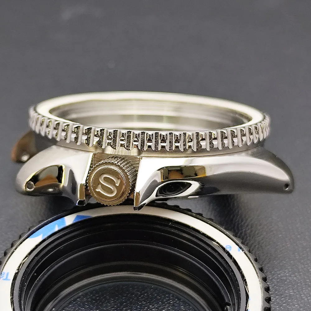 42mm Black Matte Watch Case for NH35 Movement 3 42mm Black Matte Watch Case for NH35 Movement - Image 3