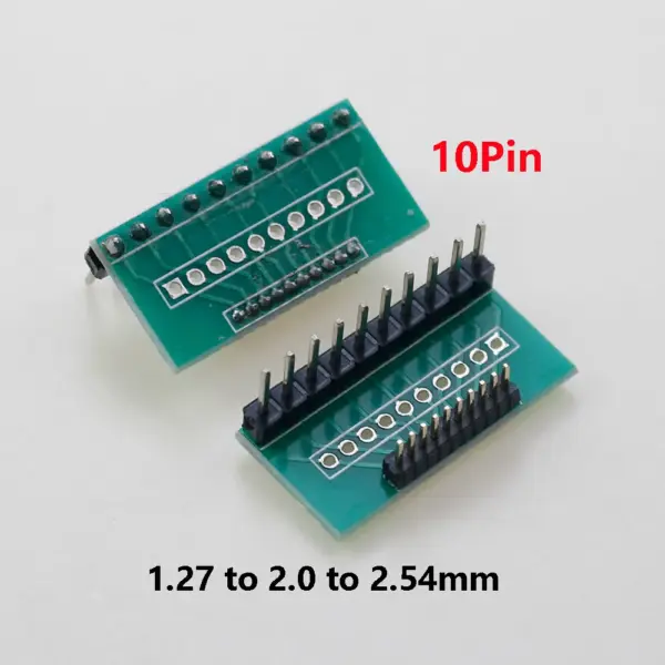 10P PCB Adapter Board 1.27/2.0/2.54mm Pitch - Image 2