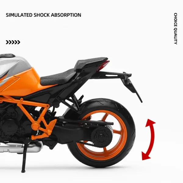 1/12 KTM 1290 Super Duke R Diecast Motorcycle Model - Image 4