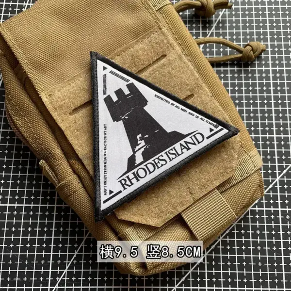IR Reflective Rhodes Island Morale Badge for Tactical Bags - Image 8