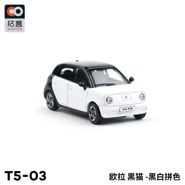 Xcartoys 1/64 Black Cat Vintage Diecast Car - Image 6