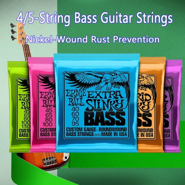 High-Quality 4/5-String Nickel Bass Guitar Strings - Image 2