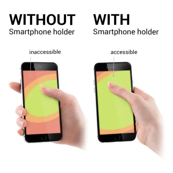 Universal Finger Grip Phone Holder for Tablets and Smartphones - Image 5