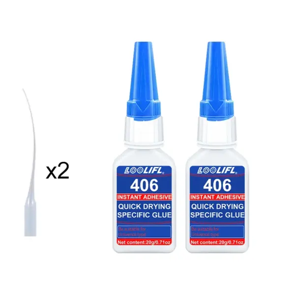 LOOLIFL 406 Professional Clear Super Glue - Image 8