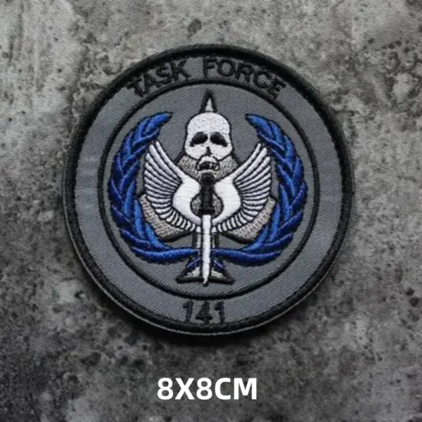 Call of Duty Skull Embroidered Tactical Patches 8cm - Image 4