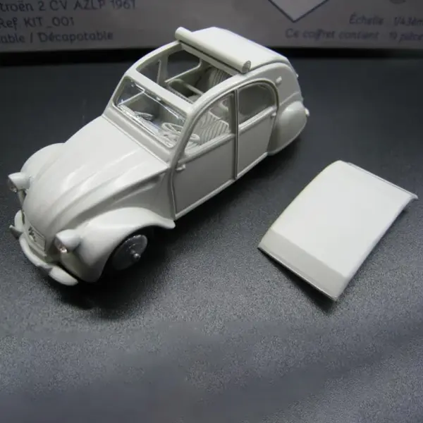 1/43 Scale 2CV AZLP Classic Alloy Model Car - Image 4