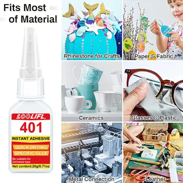 Super Glue 20ML Fast-Setting Adhesive for Multiple Materials - Image 4