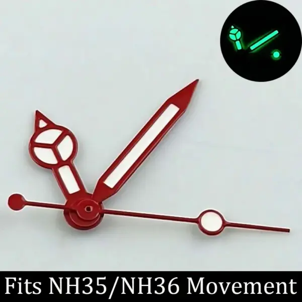 Silver/Gold N H35 Watch Hands for NH35 ETA 286 Movement - Image 14