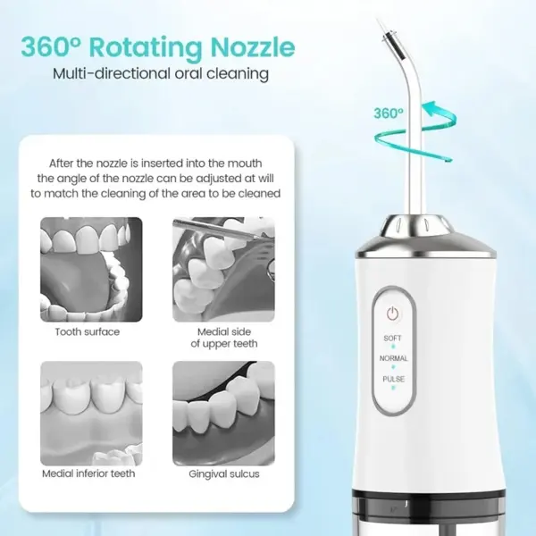 Xiaomi MIJIA Electric Water Flosser 240ml Waterproof - Image 6