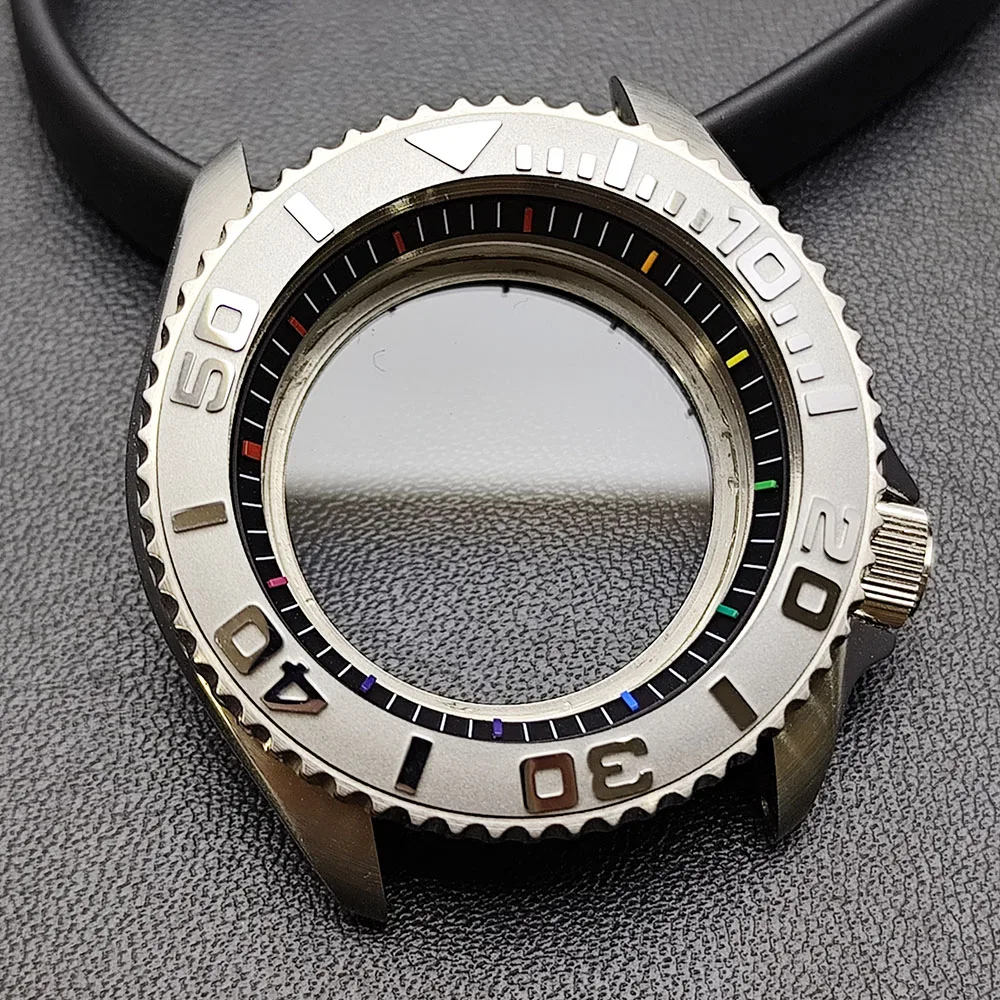 42mm Black Matte Watch Case for NH35 Movement 136 42mm Black Matte Watch Case for NH35 Movement - Image 136