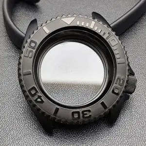 42mm Black Matte Watch Case for NH35 Movement 236 S9b726e386c5f47cca3f521f2bde27e4aT 2