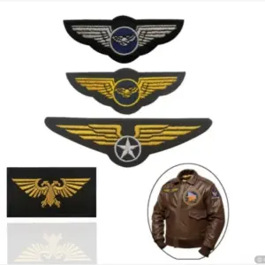 Pilot Aviation Badge Embroidered Armband Morale Patch