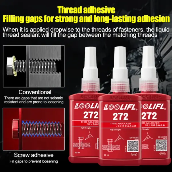 50ml Threadlocker Screw Adhesive 272 Model LOOLIFL - Image 4