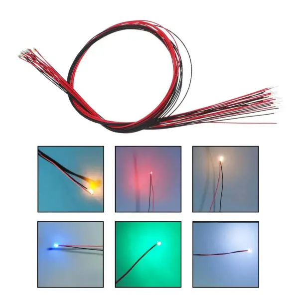 10-Pack Miniature Railway Train LED Street Lights - Image 5