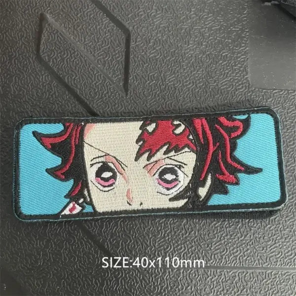 Anime Demon Slayer Hook and Loop Patches for Clothing - Image 16