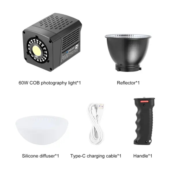 PULUZ 60W COB LED Video Light PU4119B - Image 7