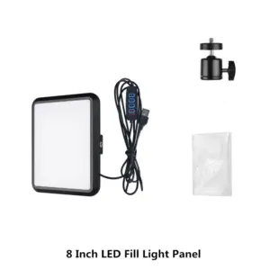 8/12 Inch LED Video Light Panel Kit with Tripod 31 S9c1597ed4d4a49d787ac1f183c0d8d0fl