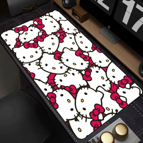 Large Hello Kitty Pink Mousepad for Gaming and Office - Image 2