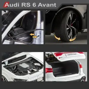 1/18 Audi RS6 Avant Alloy Diecast Car Model 10 S9c26ea75e7c34e1ebfe330d5f9a5b031Z 2