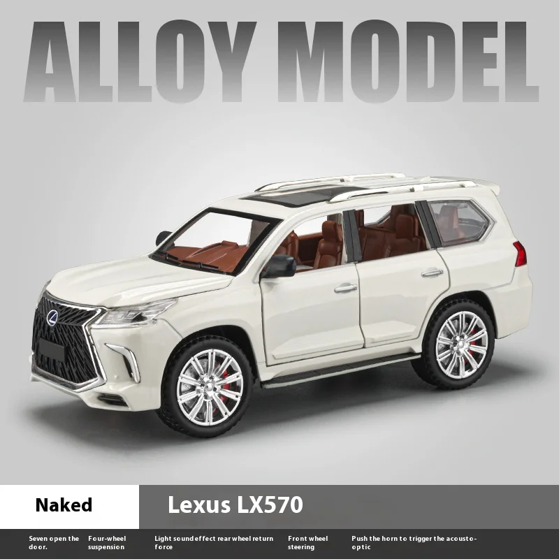 1:24 Lexus LX570 Off Road Alloy Diecast Model 9 1:24 Lexus LX570 Off Road Alloy Diecast Model - Image 9