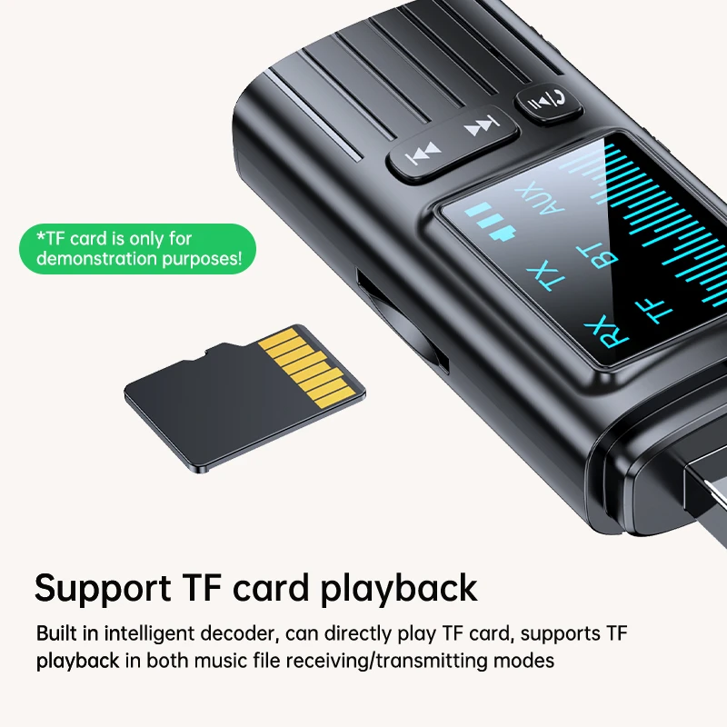 2-In-1 Bluetooth Adapter with Microphone for TV and Car 6 2-In-1 Bluetooth Adapter with Microphone for TV and Car - Image 6