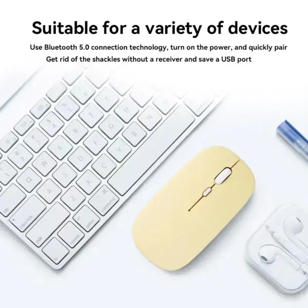 DIXSG Bluetooth Rechargeable Dual Mode Mouse for Laptop and iPad - Image 5