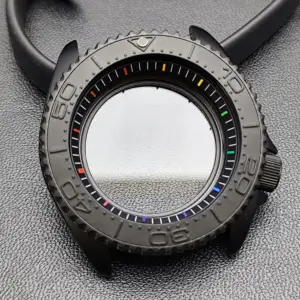 42mm Black Matte Watch Case for NH35 Movement 255 S9ca94eb2eb494bf89924be0c4b2b376eD 2