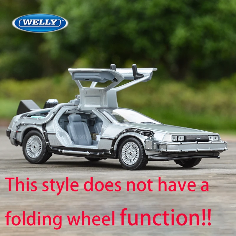 WELLY 1:24 DeLorean DMC-12 Diecast Model Car 9 WELLY 1:24 DeLorean DMC-12 Diecast Model Car - Image 9