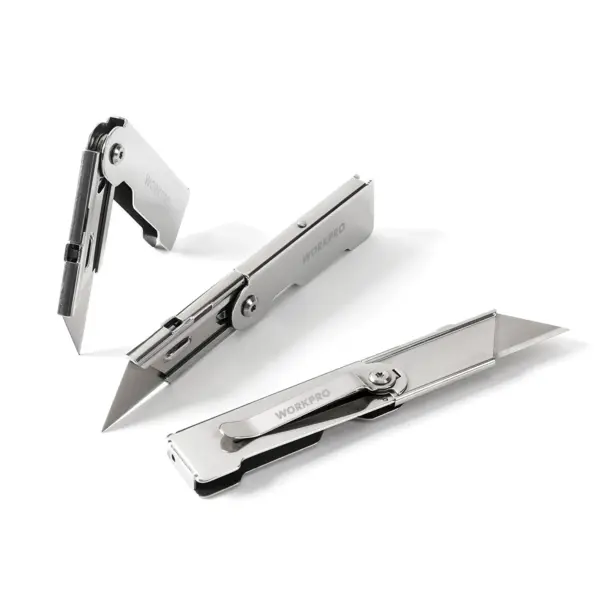 3PC Folding Utility Knife Set for Precise Cutting - Image 7