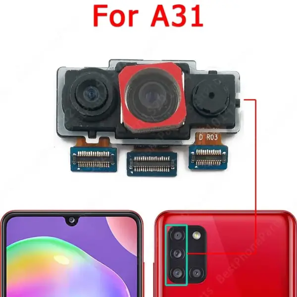 Samsung Galaxy A30s A30 A31 Front & Rear Camera Module - Image 10