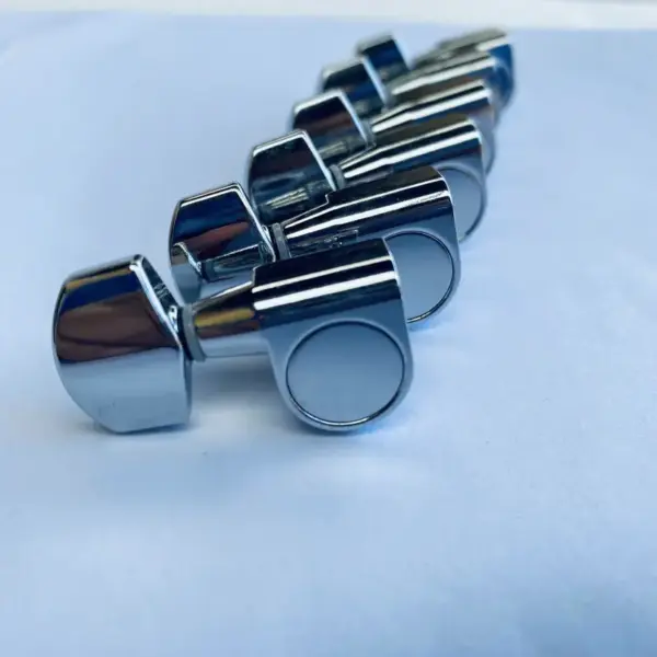 6-Piece Chrome Guitar Tuner Machine Heads Left Hand - Image 2
