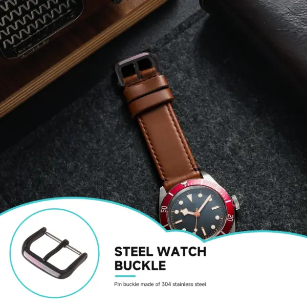 Universal Stainless Steel Watch Strap Buckle - Image 3