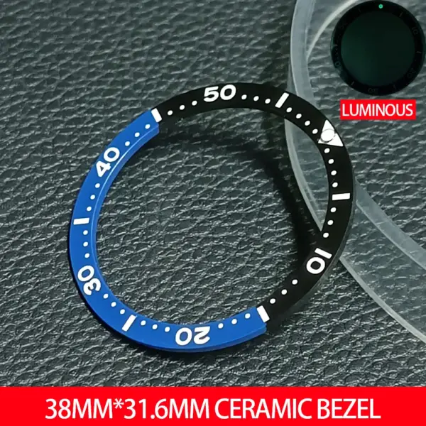 38mm Ceramic Bezel Insert for Dwayne Campbell Watch - Image 11