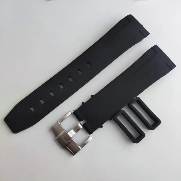 Special 22mm Grey Rubber Watchband for 007 Case - Image 33