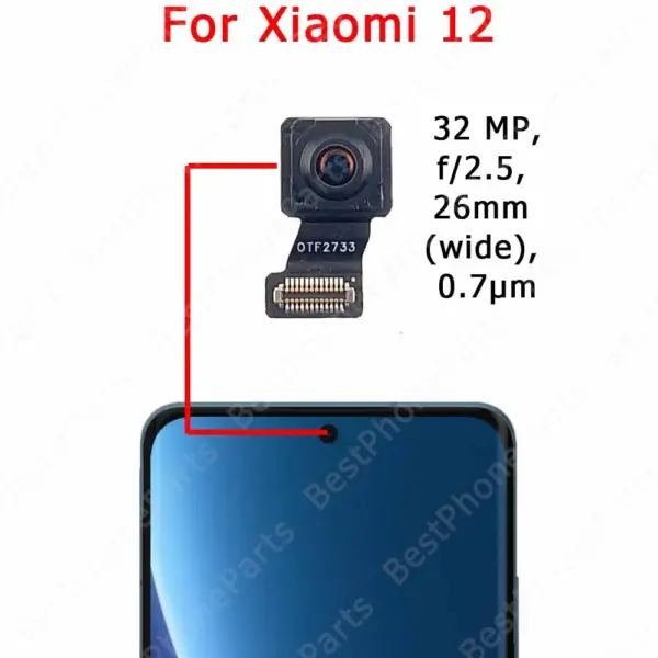 Selfie Front Camera for Xiaomi Mi 12 Series - Image 4