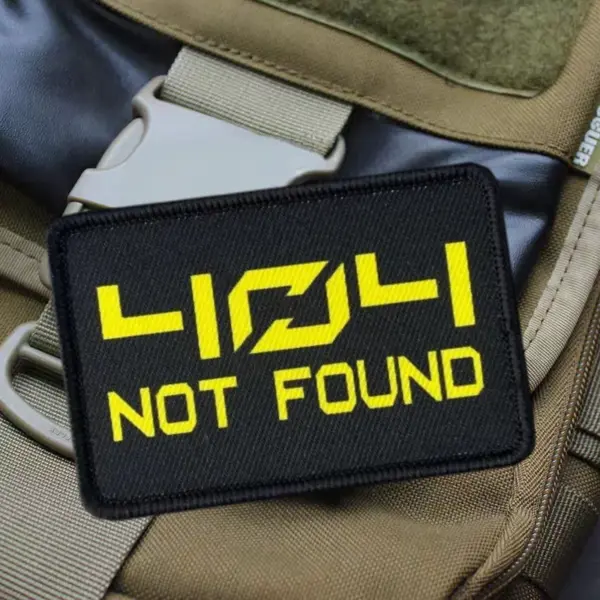 404 NOT FOUND Tactical Military Patch Set for Clothing - Image 2
