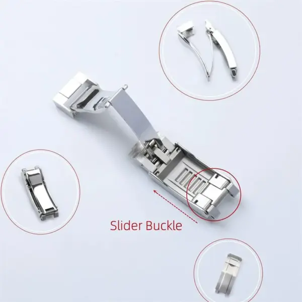 Stainless Steel Watch Band Buckle 9x9/16MM - Image 4