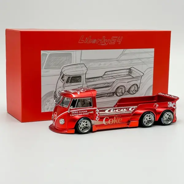 Diecast 1/64 VW Car Carrier Model Collectible Toy - Image 6