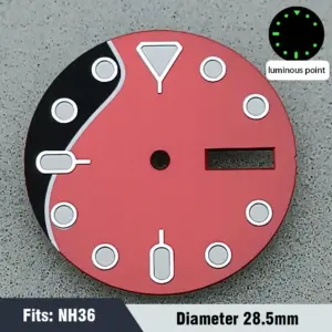 Men's Watch Dial NH35Nh36 Luminous Sterile Model 248 S9e52d506c8034bb6a72f1d3694f6fe04B