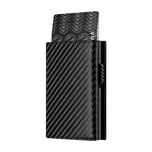 Men's RFID Card Wallet with Coin and Bill Compartments - Image 8