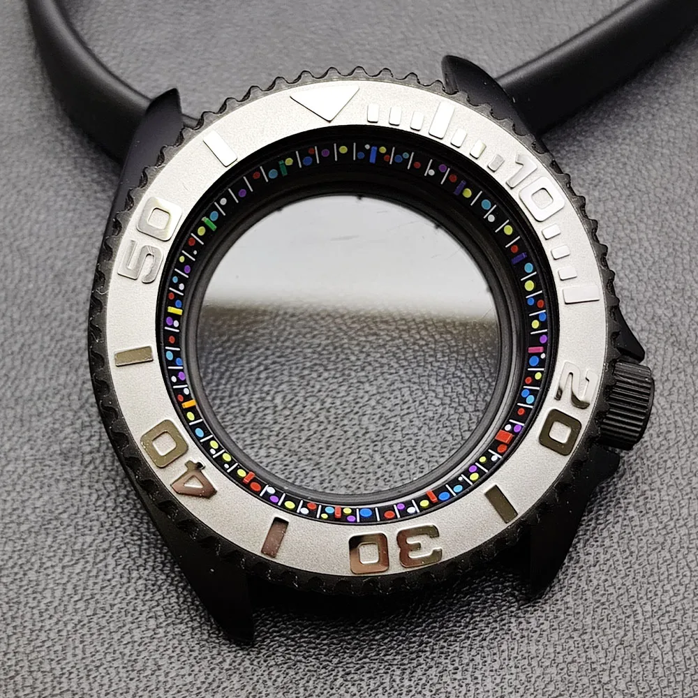 42mm Black Matte Watch Case for NH35 Movement 155 42mm Black Matte Watch Case for NH35 Movement - Image 155