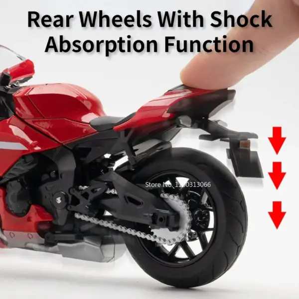 1:12 Scale R1 R1M Motorcycle Diecast Model - Image 2